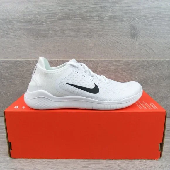 Nike Free RN 2018 Women's Running Shoes Size 8 White NEW - Picture 2 of 14
